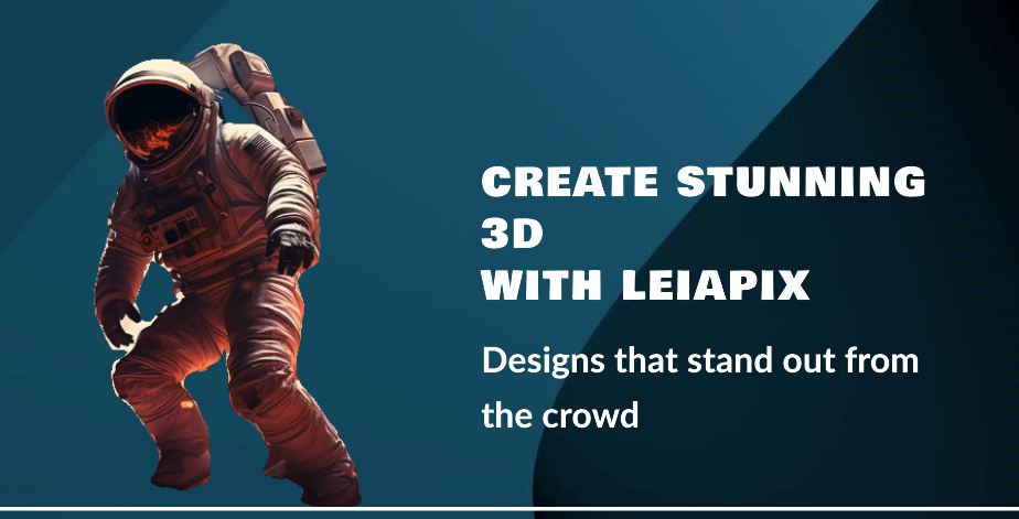 【3D生成AI】2D画像を3Dアニメーションに変える魔法のツール、LeiaPix AIとは?
