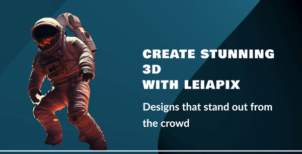 【3D生成AI】2D画像を3Dアニメーションに変える魔法のツール、LeiaPix AIとは?